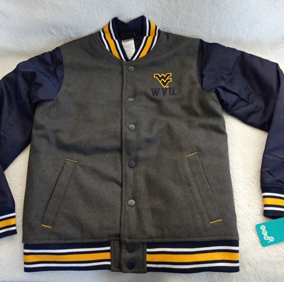 NCAA West Virginia Mountaineers  boys size 10-12 this unique design jacket - Picture 2 of 3